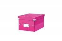 LEITZ Click & Store Ablagebox A5, 60430023, pink metallic