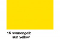 URSUS Carton affiche 68x96cm 380g, jaune, 1001515