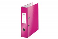 LEITZ Ordner WOW  8cm, 10050023, pink metallic A4