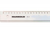 RUMOLD Règle technicien 40cm transparent, FL41/40