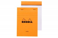 RHODIA Notizblock orange  A6, 13600, liniert 80 Blatt
