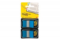 POST-IT Index 2er Set 25,4x43,2mm, 680-B2, blau 2x50 Stück