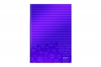 LEITZ Notizbuch WOW A4, 46251062, liniert, 90g  violett