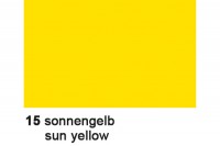 URSUS Carton affiche 48x68cm 380g, jaune, 1002515