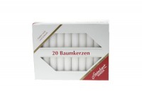 STEINHART Baumkerzen 100x13mm, 02333-01, weiss 20 Stück STEINHART Baumkerzen 100x13mm, 02333-01, weiss 20 Stück