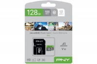 PNY micro-SDXC Elite 128GB UHS-I U1/A1(V10)&SD adapter, PSDU128V1