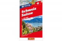 HALLWAG Strassenatlas 13x24cm, 382830048, CH-Touring Schweiz 1:250'000