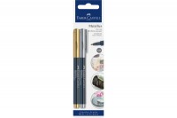 FABER-CASTELL Metallic Marker 1,5mm gold/silver 2 Stück, 160796 FABER-CASTELL Metallic Marker 1,5mm gold/silver 2 Stück, 160796
