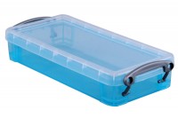 REALLY USEFUL BOX Kunststoffbox  0,55lt, 68501617, transparent blau