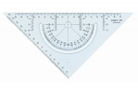 LINEX Geo-Kombi-Dreieck 22,5cm, 76400L, transparent