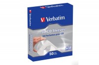 VERBATIM CD-DVD paper sleeves, 49992, 50 Pcs