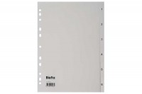 BIELLA Répertoire PP gris A4 1-6, plein format, 471406.00