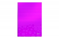 LEITZ Carnet WOW A4 quadrillé, 90g pink, 46261023
