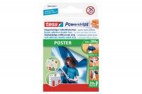 TESA Powerstrips Poster 20 Stück, 580030007, ablösbar, Belastbarkeit 200g