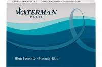 WATERMAN Cart. d'encre standard bleu 8 pcs., S0110860