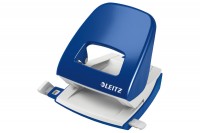 LEITZ Bürolocher NeXXt 8cm/5.5mm, 50086035, blau f. 30 Blatt Blister