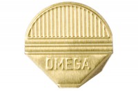 OMEGA Eckklammern, 100/22, gold 100 Stk.