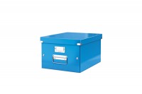 LEITZ Click & Store Ablagebox A4, 60440036, blau metallic