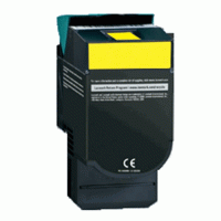 Lexmark C540H kompatible Tonerkassette yellow, 2000 Seiten