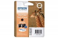 EPSON Cartouche d'encre HY noir Stylus D120 2 pièces, T071140H10