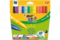 BIC Visacolor XL 4,5mm 12 couleurs, étui, 892223