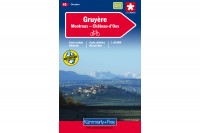 KÜMMERLY+FREY Carte vélo 1:60'000 Gruyere-Montreux-Château dOex, 325900527