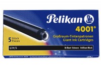 PELIKAN Encre 4001 GTP/5 noir brillant 5 pcs., 310615