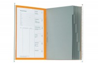BIELLA Dossier A4 Set, jaune 25cm, 271430.20