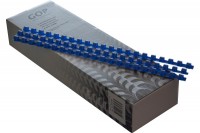 GOP Plastikbinderücken 8mm, blau 100 Stück, 020729