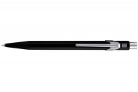 CARAN D'ACHE Stylo à bille 849 Metall noir, refill., écriture bleu, 849.009