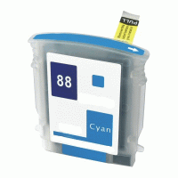 Tintenpatrone cyan, 25 ml. XL Version kompatibel zu HP C9386AE, C9391AE