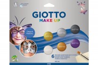 GIOTTO Schminkfarben Make-Up Basic Colours 5ml 6 Stück, F476300