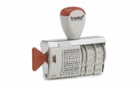 TRODAT Wortbandstempel, 1117DB, 12 Texte 8x7x2cm