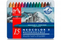 CARAN D'ACHE Pastels à la cire Neocolor II 15-couleurs ass., 7500.315