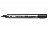 PILOT Permanent Marker 100 1mm, SCA-100-B, Rundspitze schwarz