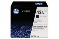 HP Cartouche toner 42A noir LaserJet 4250/4350 10'000 p., Q5942A