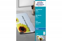 AVERY ZWECKFORM Ink-Jet Film A4 0,17mm,autocollant 50 feuilles, 2501Z
