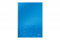 LEITZ Notizbuch WOW A4, 46251036, liniert, 90g  blau