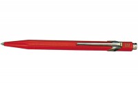 CARAN D'ACHE Stylo à bille 849 Metall rouge, refill., écriture bleu, 849.070