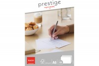 ELCO Cartes Prestige A6 200gm2, blanc, satiné 50 pcs., 73104.12