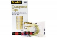 SCOTCH Tape 550  15mmx33m, 5501533K, transparent, reissfest