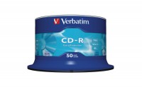 VERBATIM CD-R Spindle 80MIN/700MB, 43351, 52x DataLife 50 Pcs