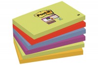 POST-IT Bloc Super Sticky Marrakesch 5-couleurs,6x90 flls. 127x76mm, 6556SSMAR