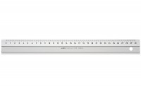 LINEX Règle d'aluminium 30cm avec facette, 481400L