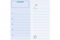 SIGEL Sous-main 2017-19 59.5x41cm bleu, inscript., Lu-Di 30flls., HO350