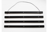 DEBEX Posterleisten 51x2cm schwarz, magnetisch, LBMG 51 DEBEX Posterleisten 51x2cm schwarz, magnetisch, LBMG 51