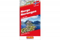 HALLWAG Carte routière Norwegen (Dis/BT) 1:750'000, 382830887