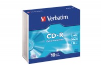 VERBATIM CD-R Wrap 80MIN/700MB 52x 10 Pcs, 43415
