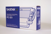 Brother Mehrfachkassette + 1 Thermo-Transfer-Rolle schwarz 420 Seiten (PC-201RF)