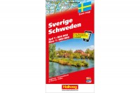 HALLWAG Strassenkarte, 382830039, Schweden (Dis) 1:800'000